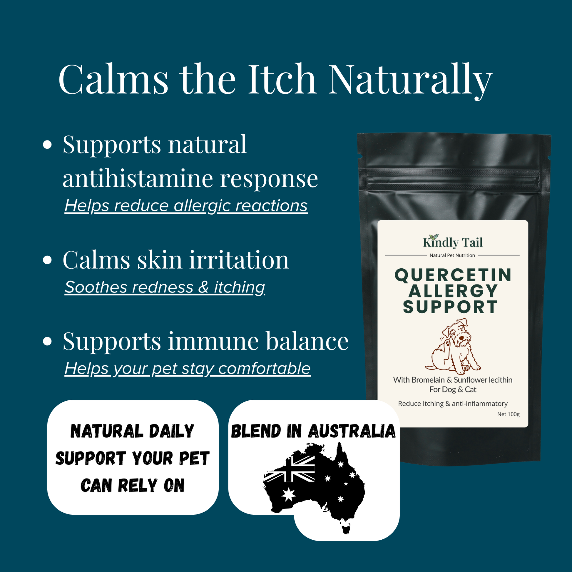 How quercetin works in dogs to support natural allergy response and immune balance